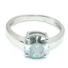 Image 3 : Silver Moissanite ( Round 8.50 Mm)(2.4ct) Rhodium Plated Test And Looks Better Than Diamond Ring (~w