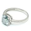 Image 5 : Silver Moissanite ( Round 8.50 Mm)(2.4ct) Rhodium Plated Test And Looks Better Than Diamond Ring (~w