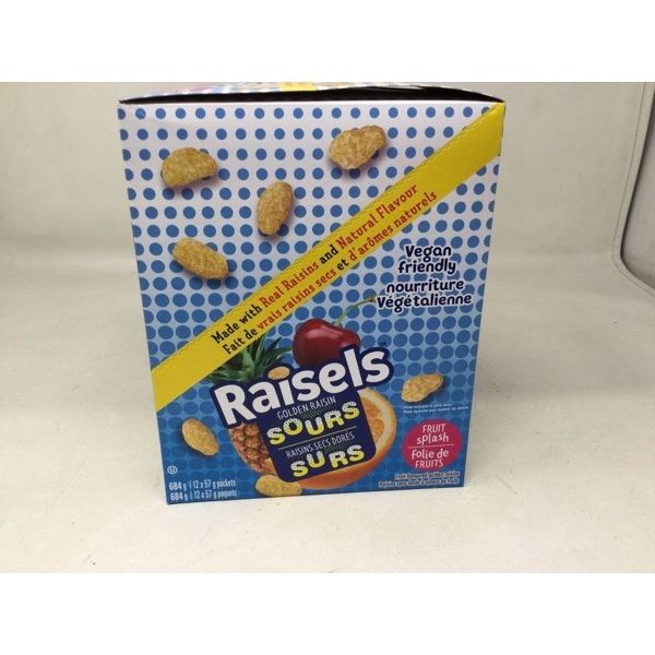 Raisels Golden Raisin Sours (12 x 57g)