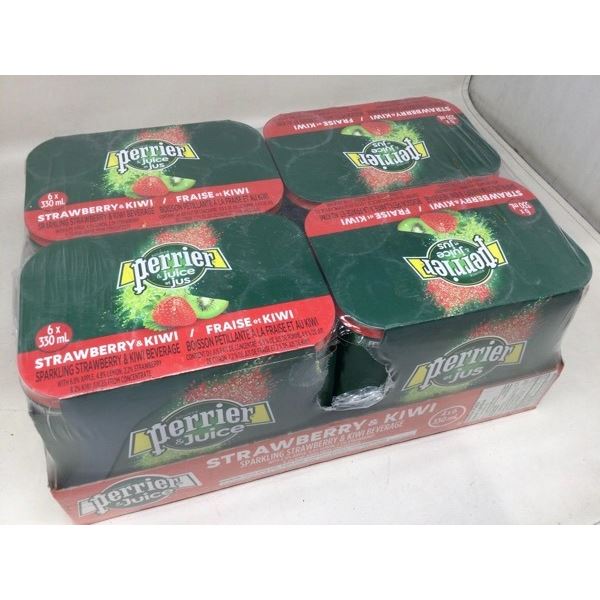 Perrier Strawberry & Kiwi Sparkling Beverage (4 x 6 x 330ml)