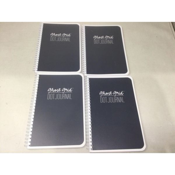 Ghost Grid Dot Journals (4ct)