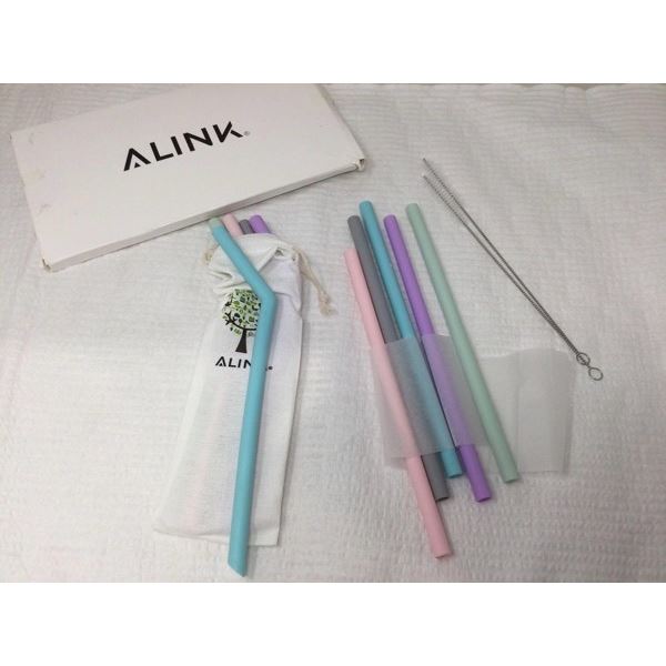 Alink Reusable Straws and Straw Cleaner