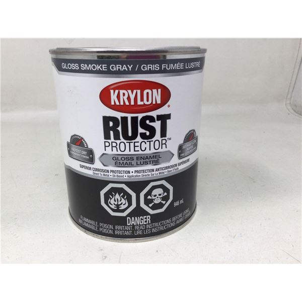 Krylon Rust Protector- Gloss Smoke Gray (946ml)