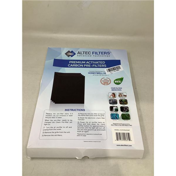 Altec Filters Premium Activated Carbon Pre-Filters