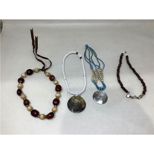 Lot of Assorted Beaded Necklaces (4ct)