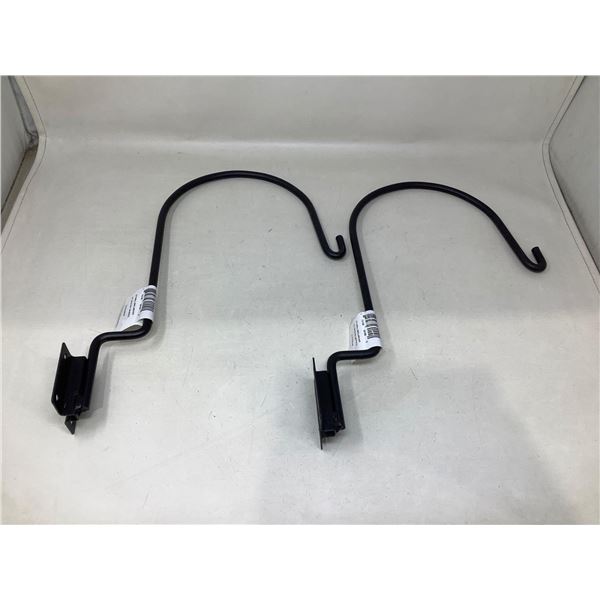 Set of 2 Wrought Iron Plant Hangers