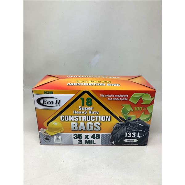 ECO II Super Heavy Duty Construction Bags (35 x 48)