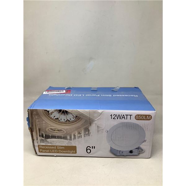 12w Recessed Slim Panel LED Downlight
