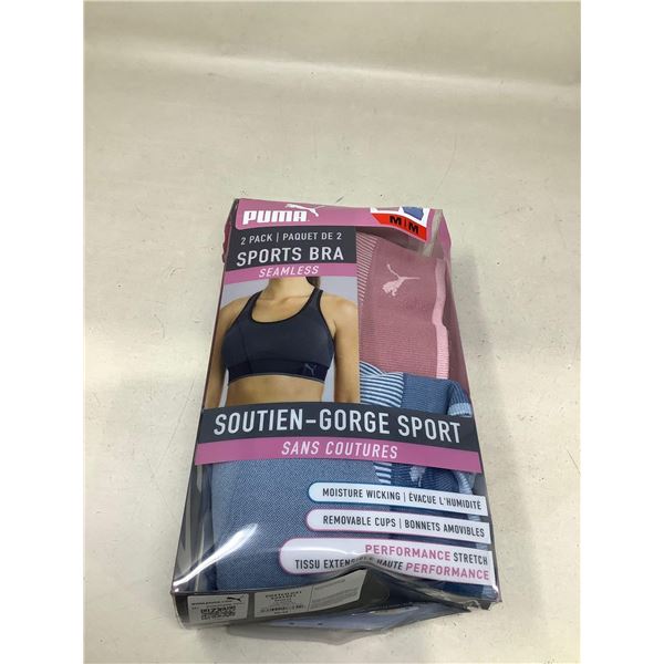 Puma 2Pk Sports Bra (M)