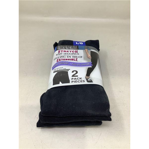 Nicole Miller Stretch Knit Leggings (L) 2pk