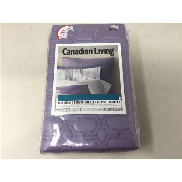 Canadian Living Euro Sham-Purple