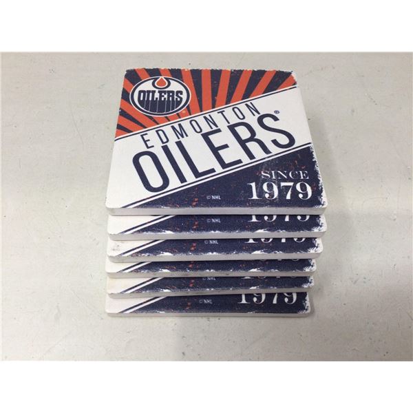 Edmonton Oilers Coasters (6ct)