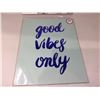 Image 1 : 11in x 14in Good Vibes Art Poster