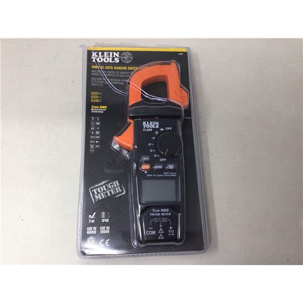 Klein Tools 600A AC Auto-Ranging Digital Clamp Meter