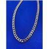 Image 1 : Gents Heavy Silver link style chain approx 20 inch