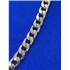 Image 2 : Gents Heavy Silver link style chain approx 20 inch
