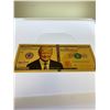 Image 1 : Donald Trump Commemorative Gold plated Federal Reserve 1 million dollar collectible Note
