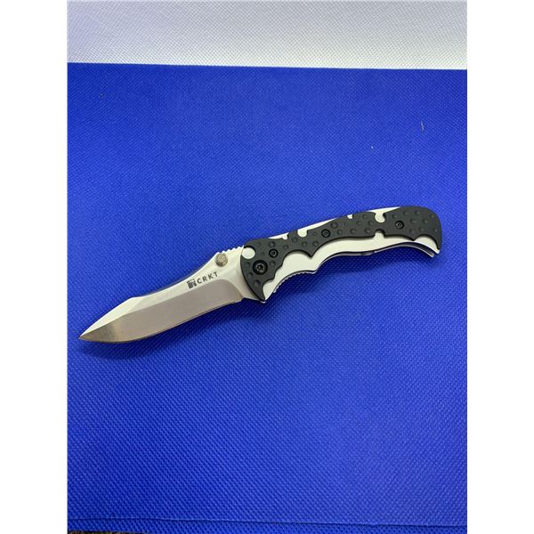 NEW CRKT folding pocket knife with clip