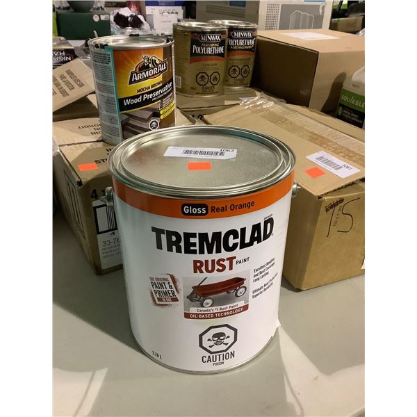 Tremclad Rust Paint - Gloss Real Orange (3.78L)