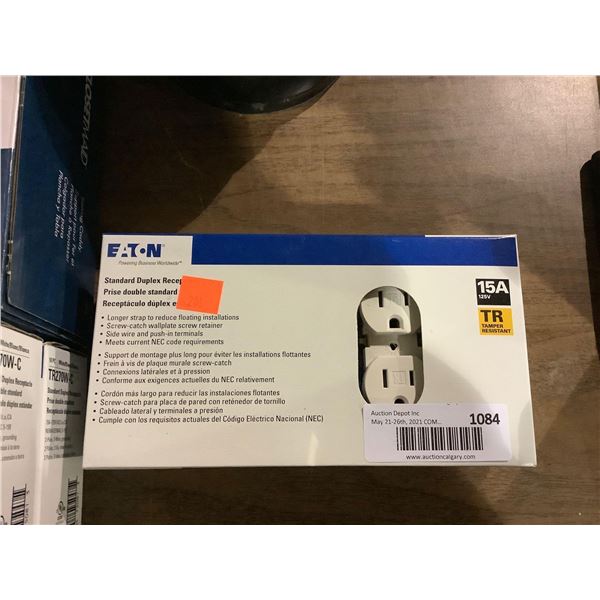 Eaton Standard Duplex Receptacle 10-Pack 15A 125V