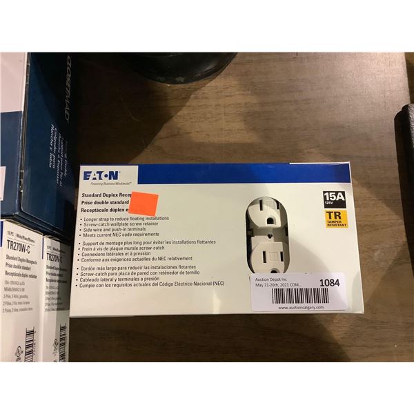Eaton Standard Duplex Receptacle 10-Pack 15A 125V