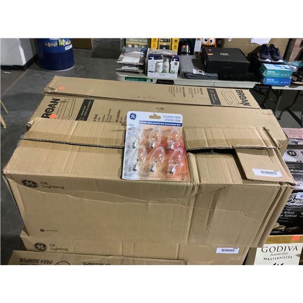 Case of 24 GE Crystal Clear 40W 6-Pack Bulbs