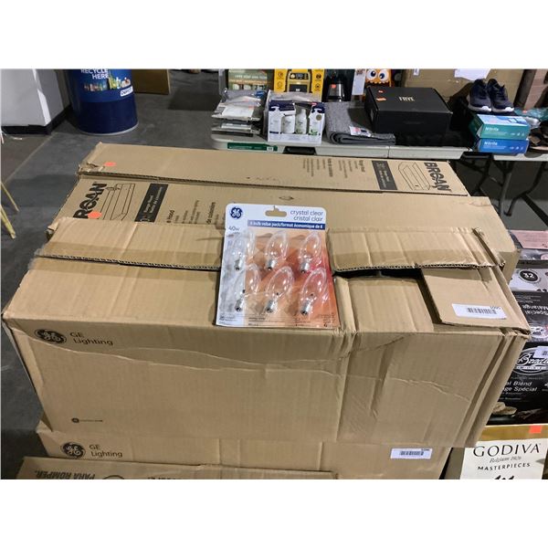 Case of 24 GE Crystal Clear 40W 6-Pack Bulbs