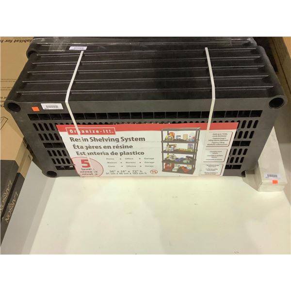 Organize-It Resin Shelving System (36in x 18in x 72in)
