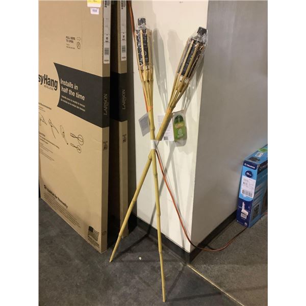 Sierra 60in Natural Bamboo Torch Lot of 2