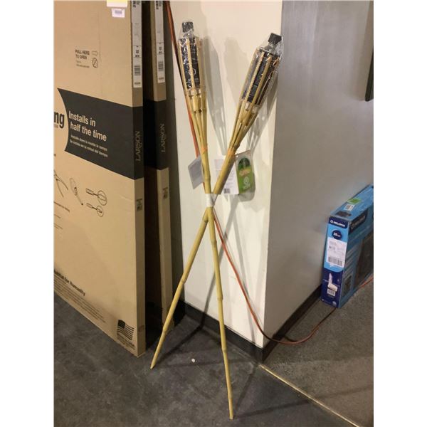 Sierra 60in Natural Bamboo Torch Lot of 2