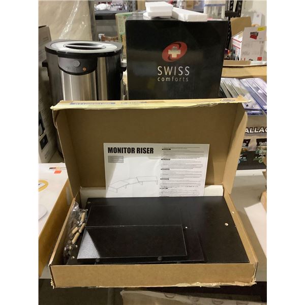 Fitueyes 3 Shelf Monitor Riser Stand