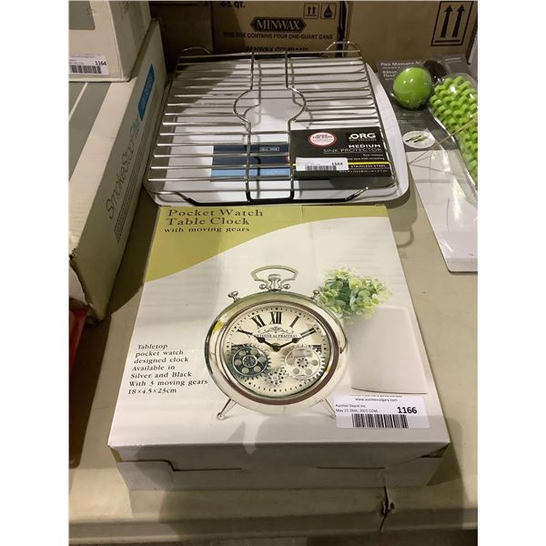 Pocket Watch Table Clock (18 x 4.5 x 23cm)