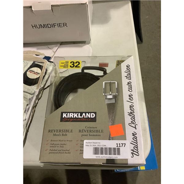 Kirkland Reversible Mens Belt Size 32
