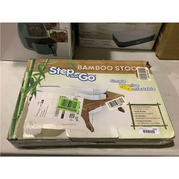 Step and Go Bamboo Stool