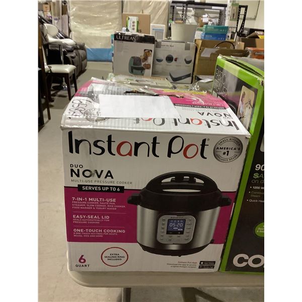 Instant Pot Duo Nova Multi-Use Pressure Cooker 6 QT
