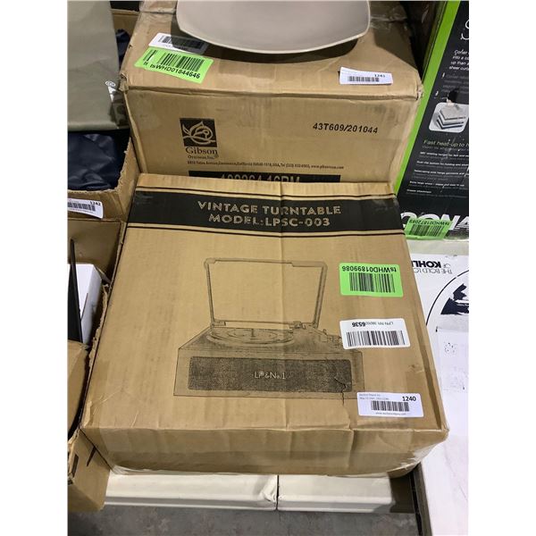 Vintage Turntable - Model: LPSC-003