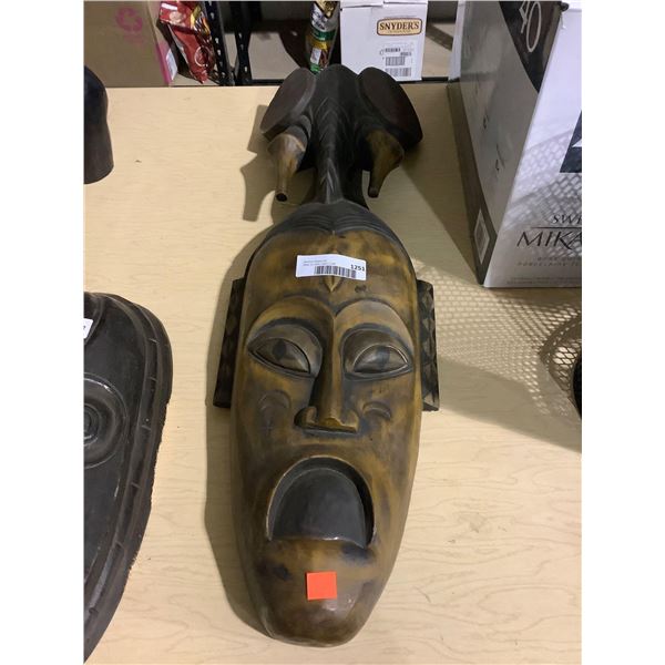 Decorative Wooden Mask 26in
