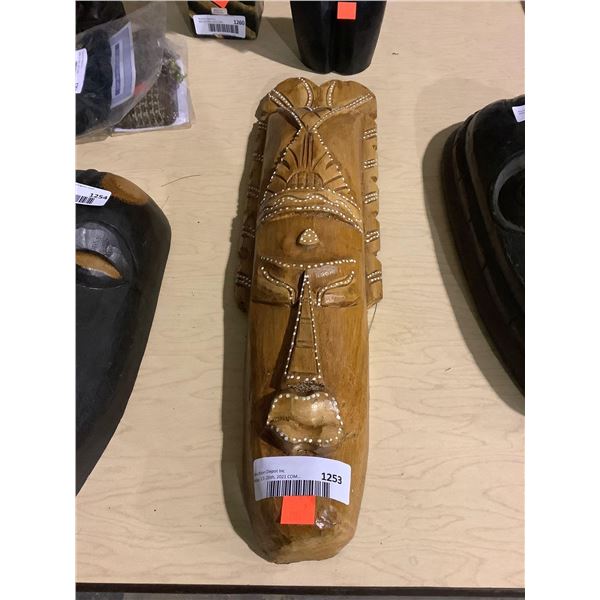 Decorative Wooden Mask 19in
