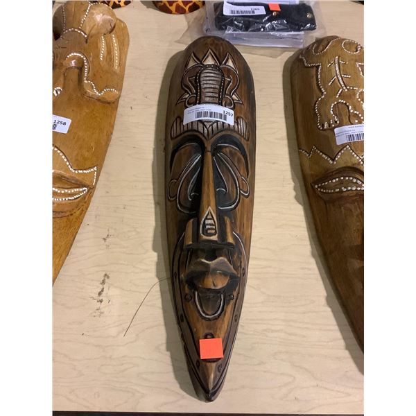 Decorative Wooden Mask 19in
