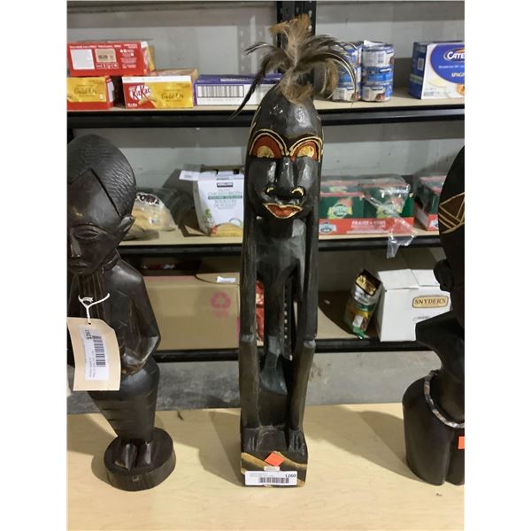 Decorative Wooden Statue 20in