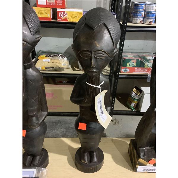 Decorative Wooden Statue 18in