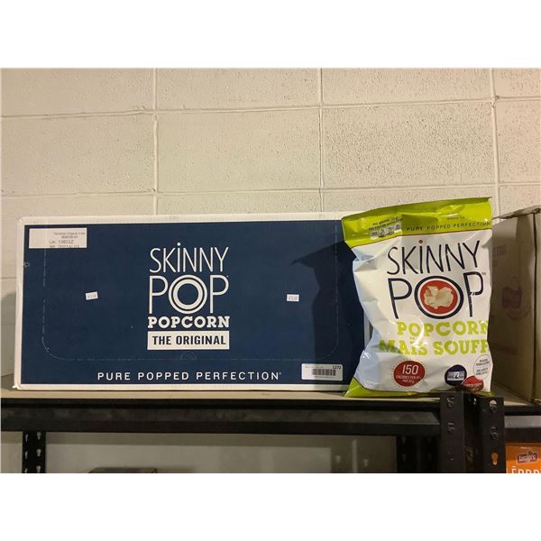 Case of Skinny Pop Popcorn