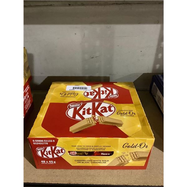 Kit Kat Caramelized White Gold Wafer Bars (48 x 45g)