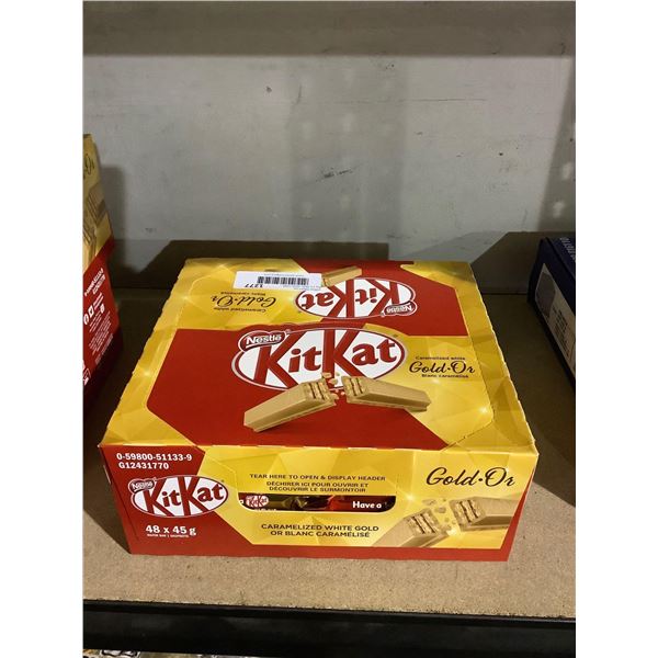 Kit Kat Caramelized White Gold Wafer Bars (48 x 45g)