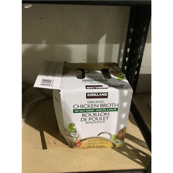 Kirkland Organic Chicken Broth (6 x 946mL)
