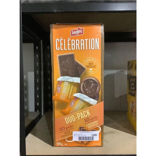 Leclerc Celebration Duo-Pack Milk Chocolate and Caramel Truffle Cookies (900g)