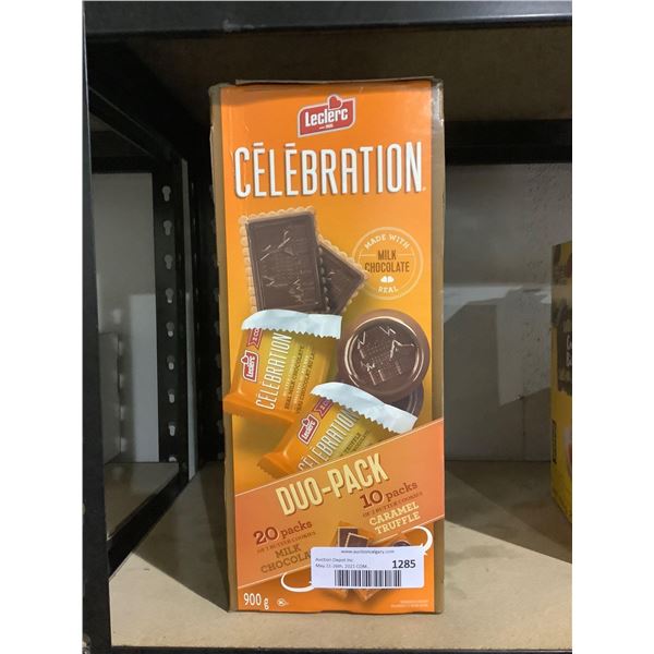 Leclerc Celebration Duo-Pack Milk Chocolate and Caramel Truffle Cookies (900g)