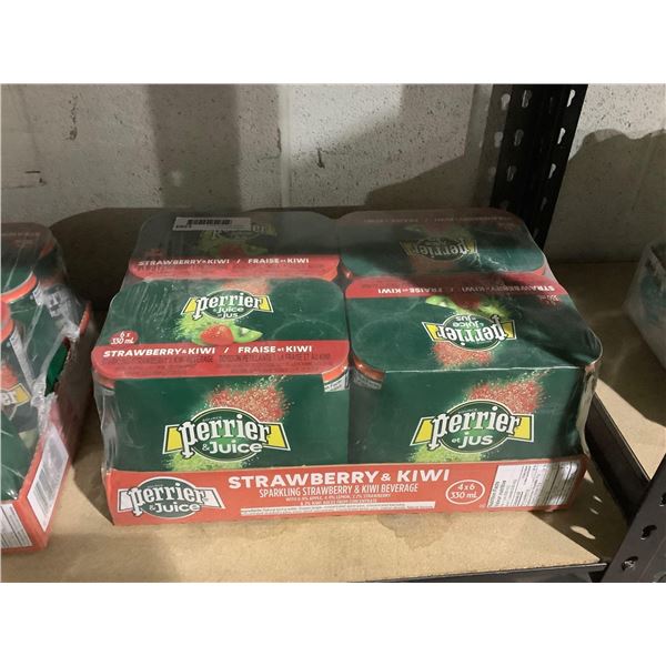 Perrier Juice- Strawberry  Kiwi Sparkling Beverage (4 x 6 x 330ml)