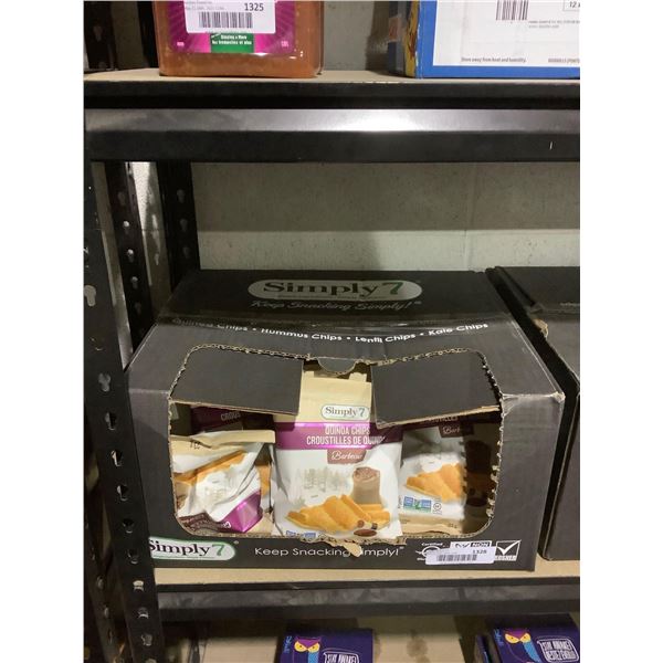 Case of Simply 7 BBQ Quinoa Chips