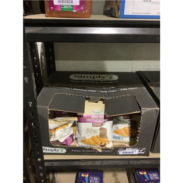 Case of Simply 7 BBQ Quinoa Chips